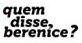 QuemDisseBerenice Logo